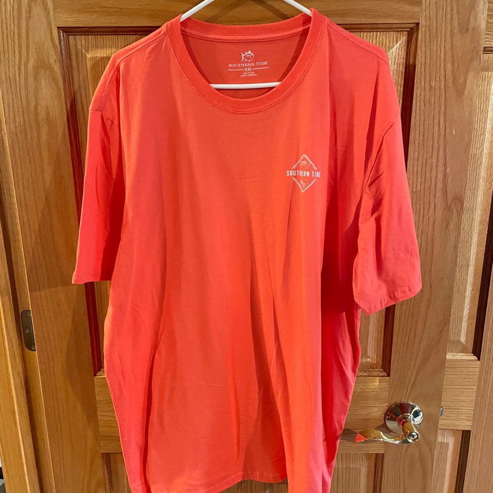 Southern Tide Men's Bright Orange Tee